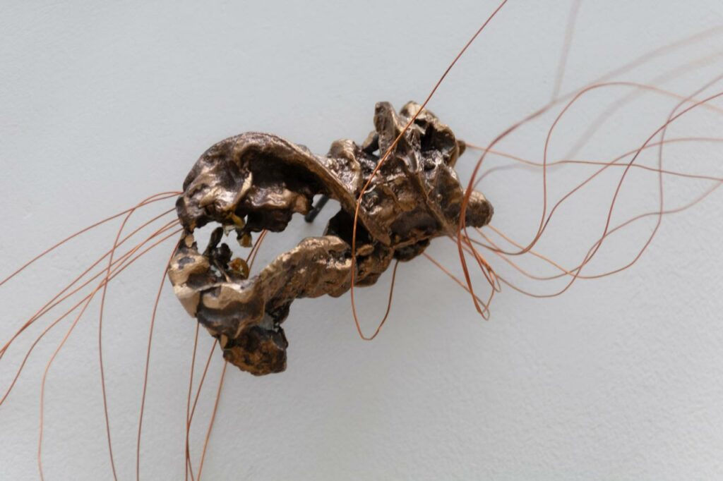 Rakelings Nabij II, 2024 80 x 80 cm , brons, koper