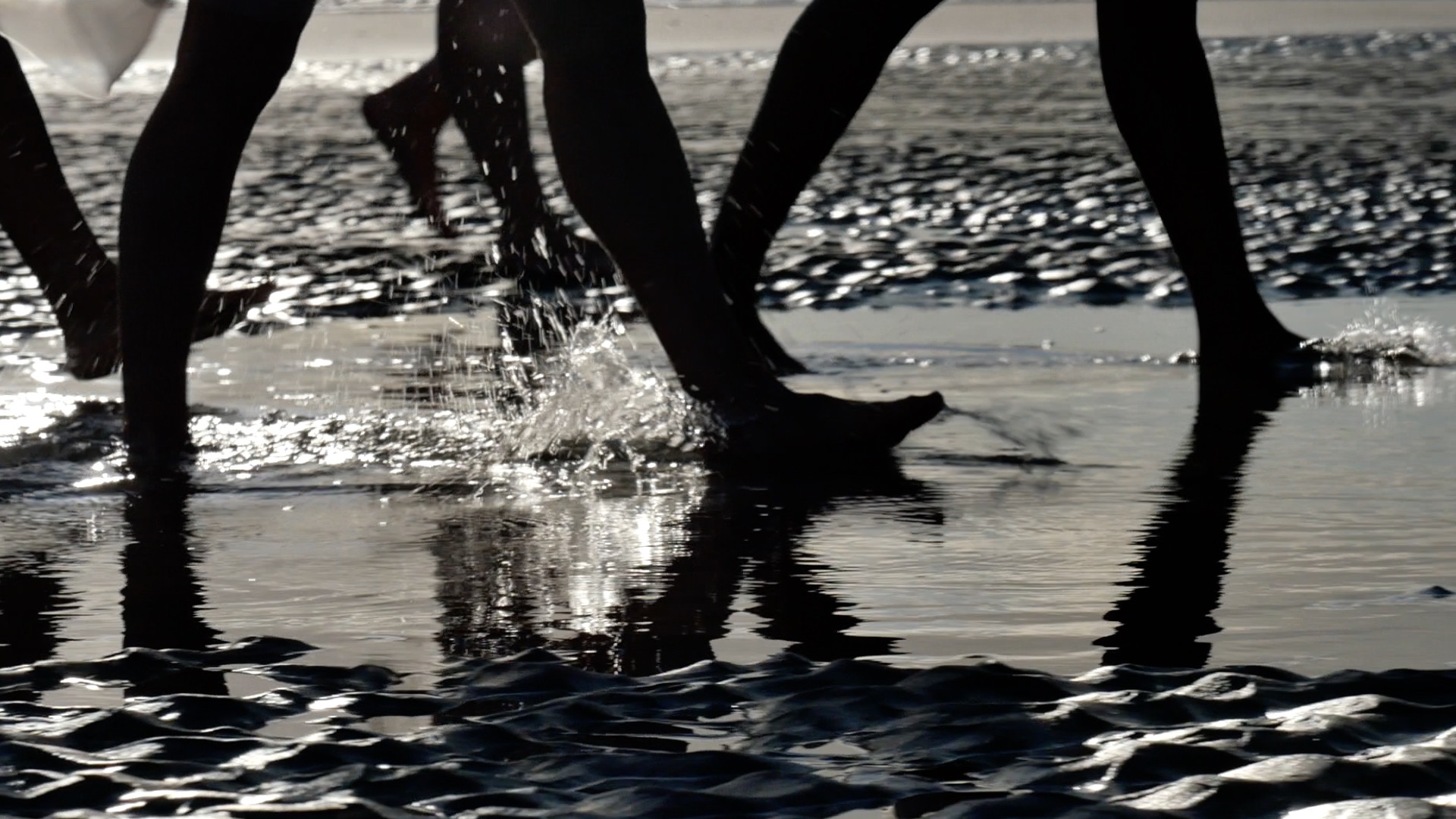 Streaming 'barefoot' langs het strand